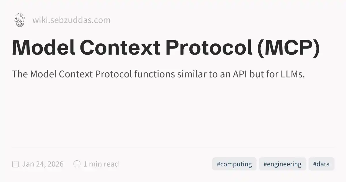 Model Context Protocol (MCP)